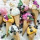 Several ice cream cones